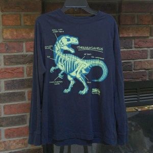 Lands' End "Tyrannosaurus" Kids Size 14-16 T-Shirt